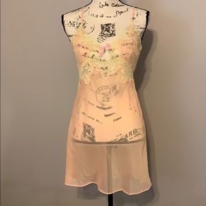 Victoria’s Secret chiffon baby doll night gown.